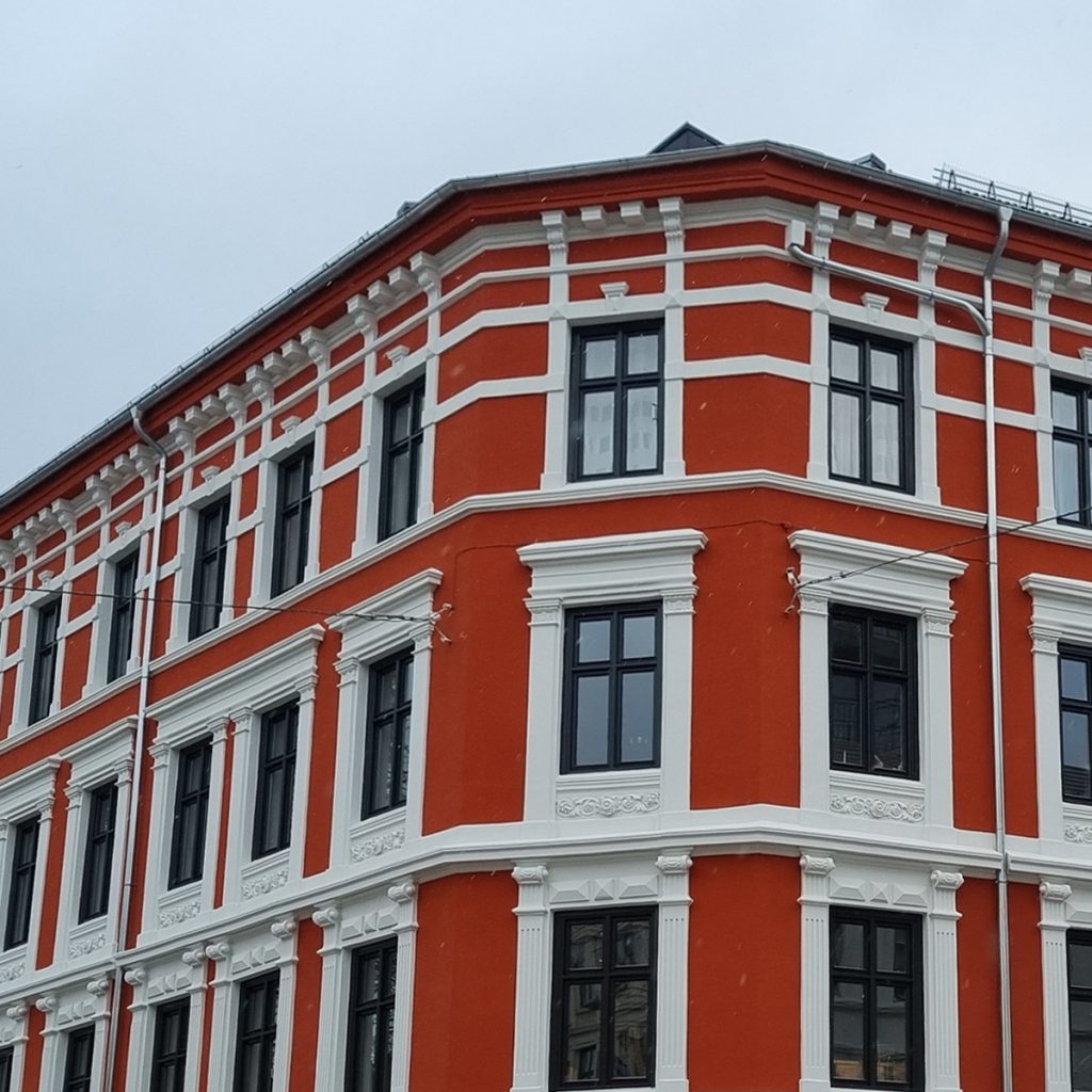 Antikvarisk rehabilitering av bygård i Oslo, utført av Front Entreprenør