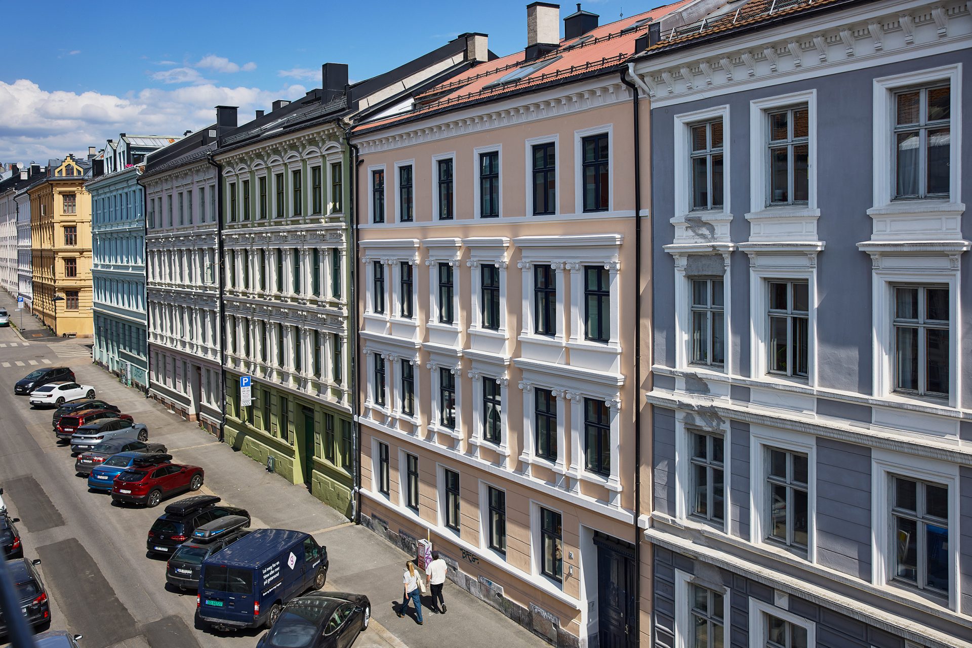 Takarbeid utført på bygård i Oslo av Front Entreprenør