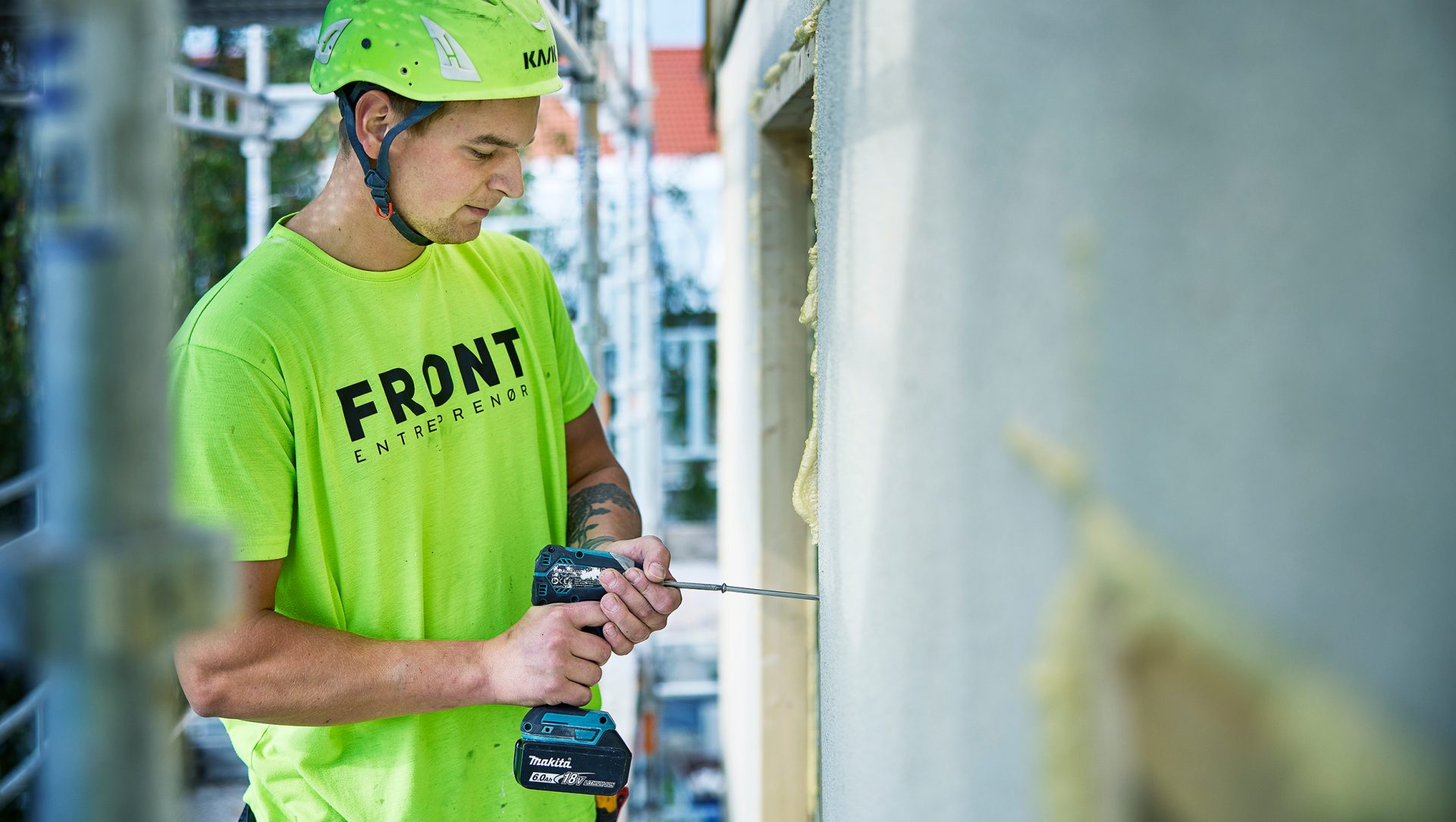 Front Entreprenør rehabilitering av vindu